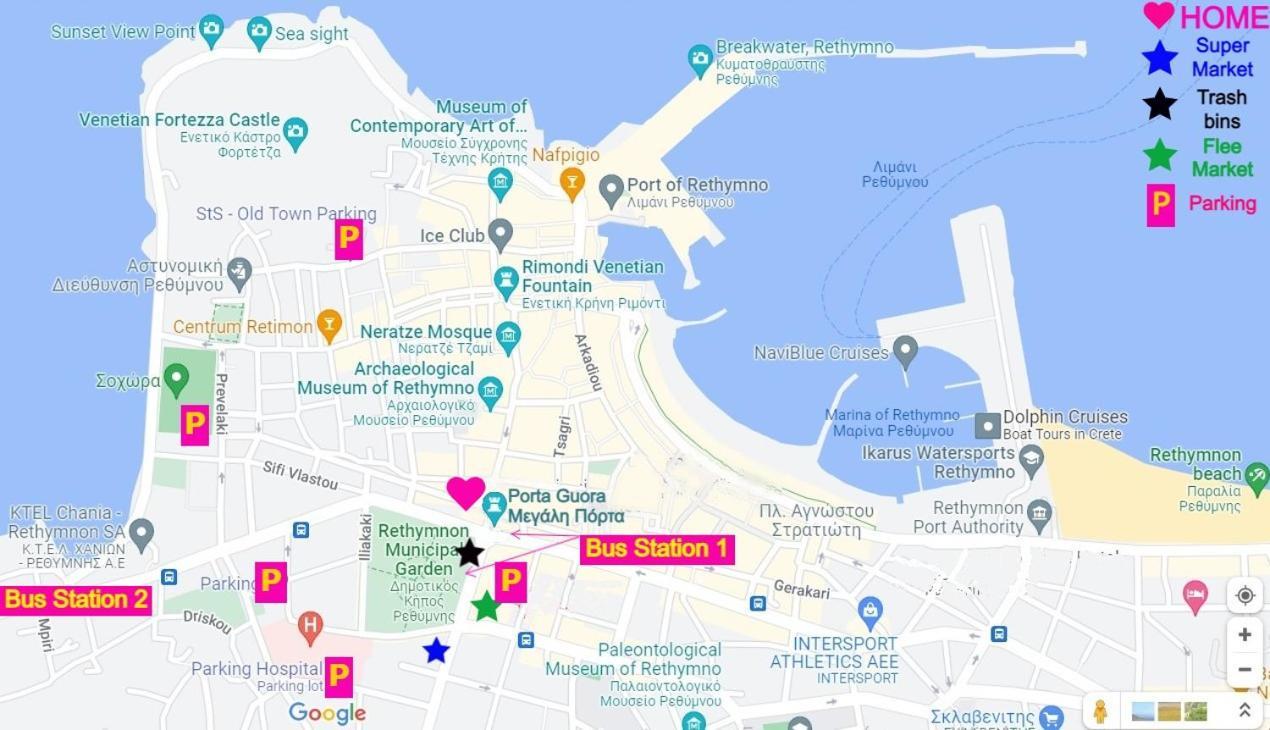 Thyme Brand New 1Bd Apart In The Heart Of Rethymno Dış mekan fotoğraf